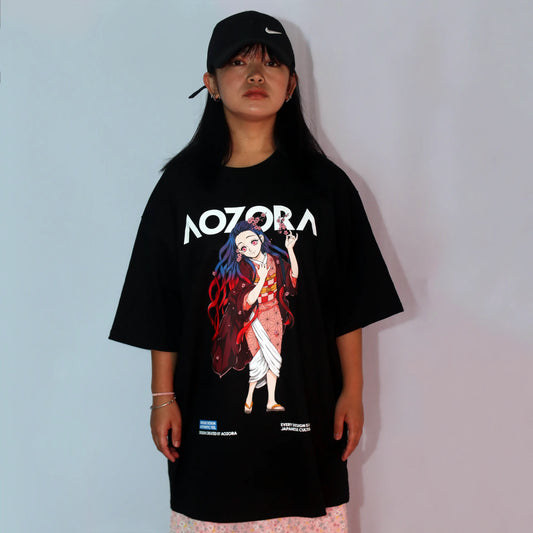 NEZUKO / DEMON SLAYER OVERSIZED T-SHIRT