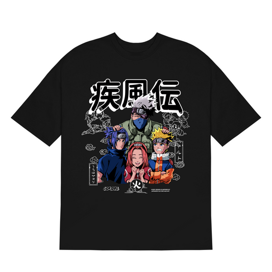 TEAM 7 TEEN / NARUTO OVERSIZED T-SHIRT